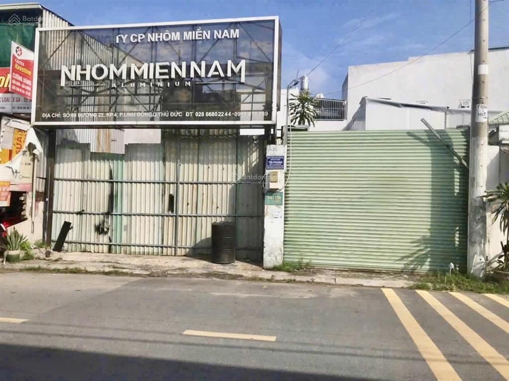 Hiếm lâu lâu mới có bán gấp lô đất mặt tiền đường 22 phường linh đông giá chỉ 6.7 tỷ