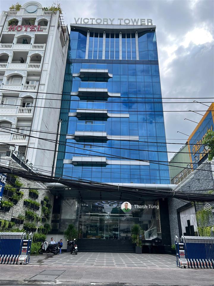 Tòa nhà mt cách mạng tháng 8, quận 3 15x44m 2 hầm 10 tầng 6000m2 sàn hđt 1.5 tỷ/th 430 tỷ