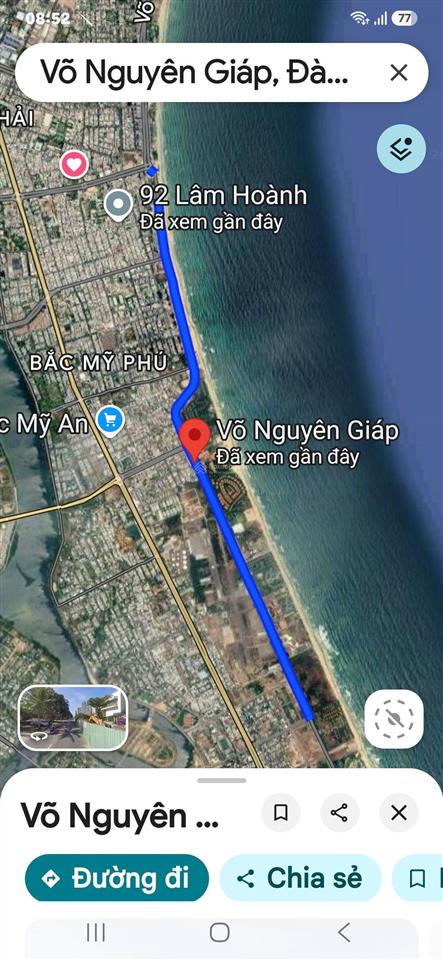 Đầu tư chào bán lô đất mặt biển võ nguyên giáp, giá đầu tư, xây cao tầng...