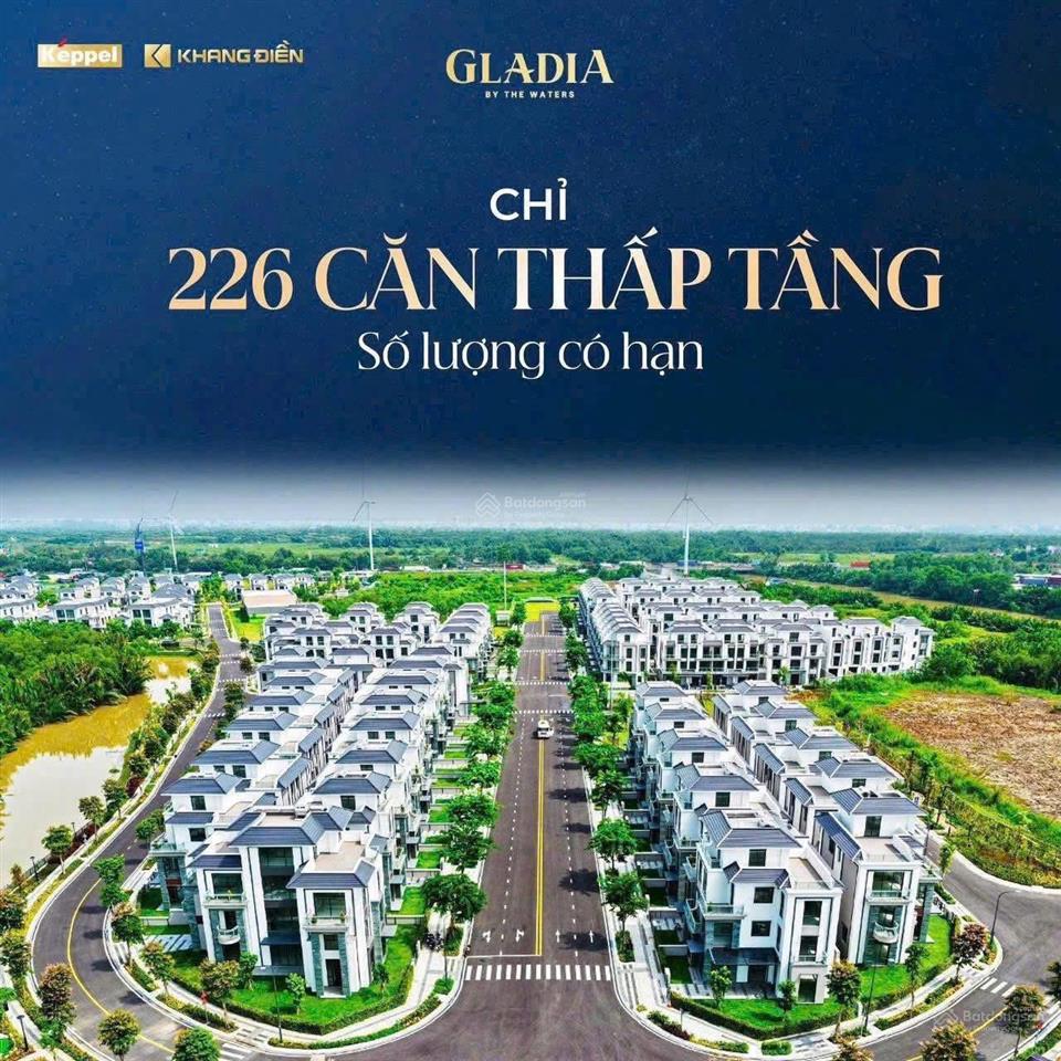 Đăng ký xem ngay khu biệt thự ven sông gladia khang điền & keppel land. nhà sẵn. sổ hồng ngay.