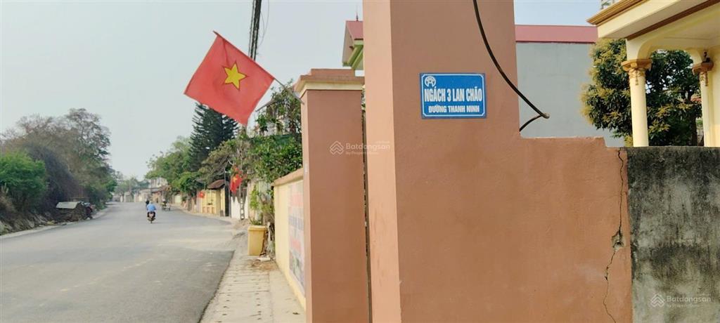 Bán đất mặt đường thanh ninh lan chão xã kim anh rộng 17m