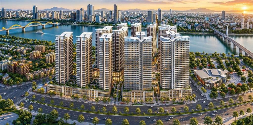 Căn hộ 2 phòng ngủ view sông hàn tầng cao, sở hữu lâu dài, mới 100% giá chỉ 5.623 tỷ/66m2