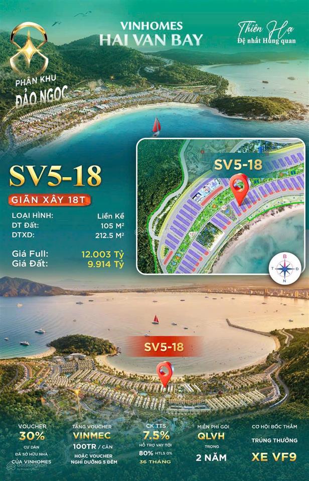 Căn sv518 căn nhà phố 4 tầng sát biển, giá tốt tại dự án đảo ngọc vinhomes hải vân bay.