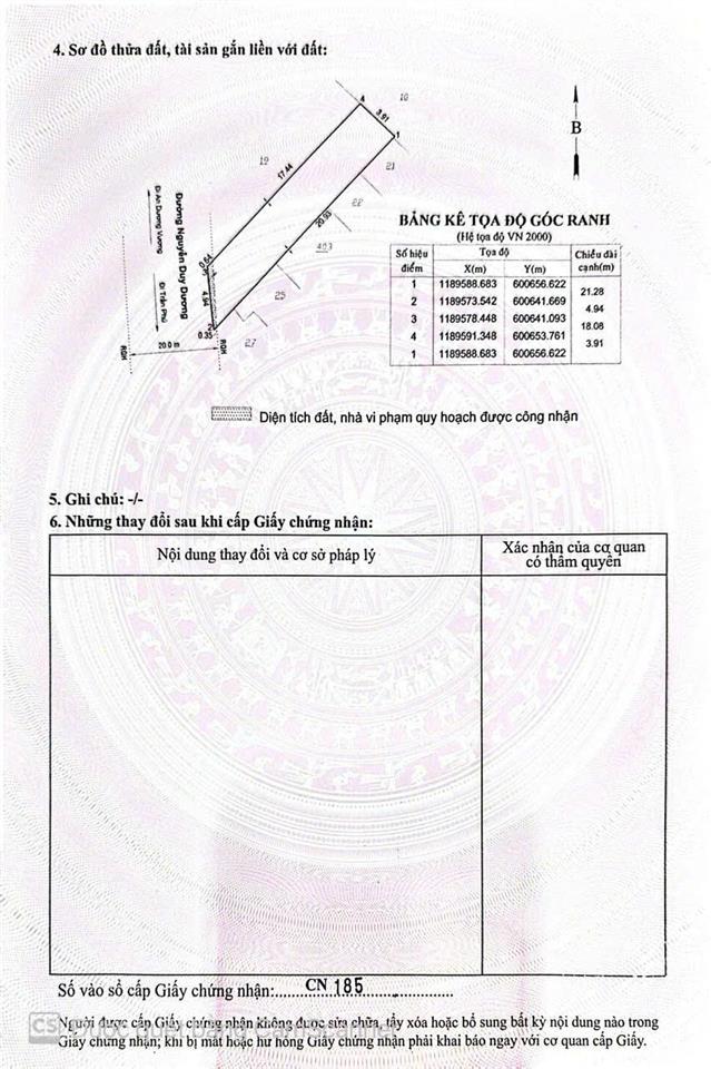Bán đất mặt tiền đường nguyễn duy dương phường an đông, tp. hồ chí minh