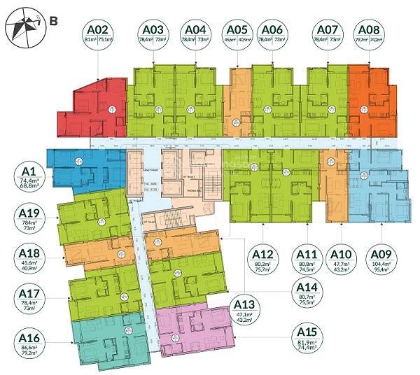 Full giá 4 tỷ 3 sở hữu ngay căn 2pn diện tích 73 m2 full nội thất cao cấp
