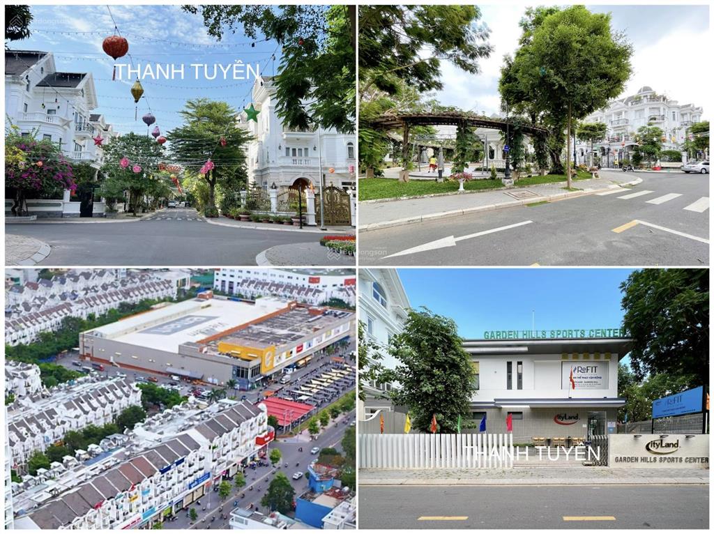 Bán biệt thự căn góc 2 mặt tiền, một trong những căn có vị trí đẹp garden hills. thanh tuyền