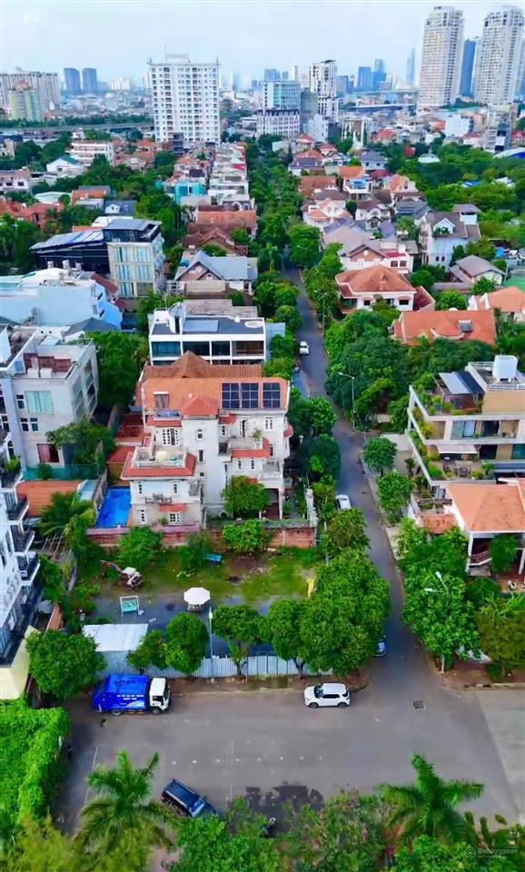 Bán đất view sông góc 2mt khu compound fideco 14 thảo điền, dt 23mx16,5m cn 503m giá 165 tỷ tl