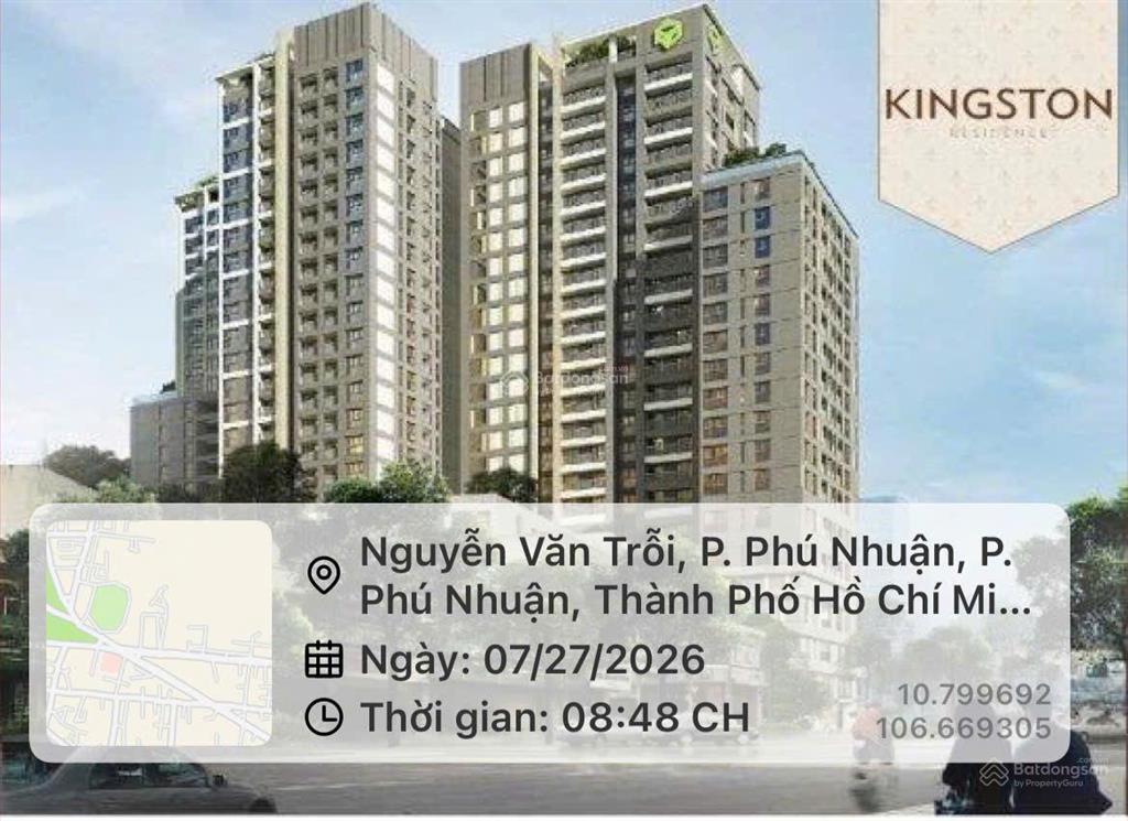 Bán căn hộ chung cư shr, 2pn, 2wc, full nội thất tại kingston residence, liền kề sân bay tsn