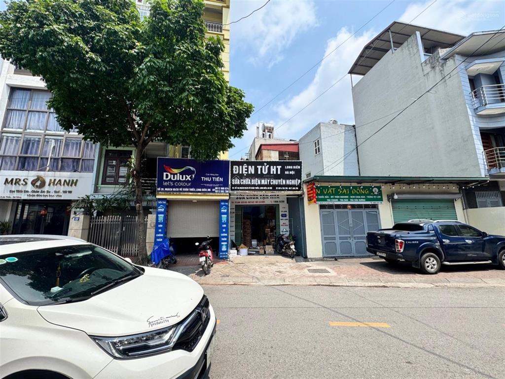 Sài đồnglong biên, 69m2, mt8.7m, 15.7tỉ, kinh doanh, dòng tiền
