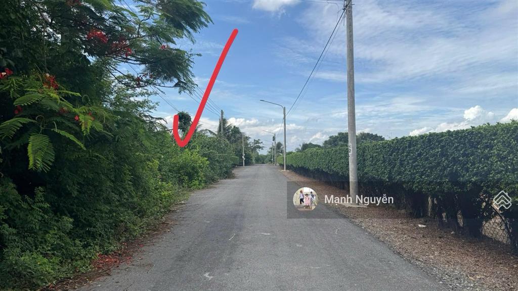 Vườn cây ăn trái xã phước hải tp hcm. diện tích 37x160m 5000m2 có 200m thổ cư lô góc 1 mặt tiền