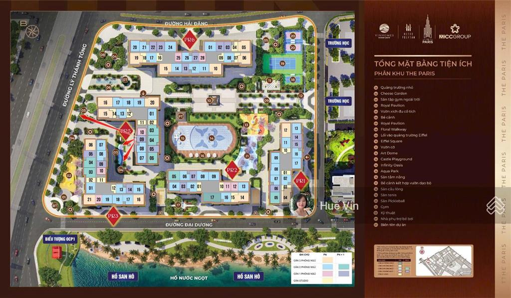 0907 351 *** căn 1pn+1 giá tốt, tầng trung, tòa pr5, tiến độ 2 năm the paris