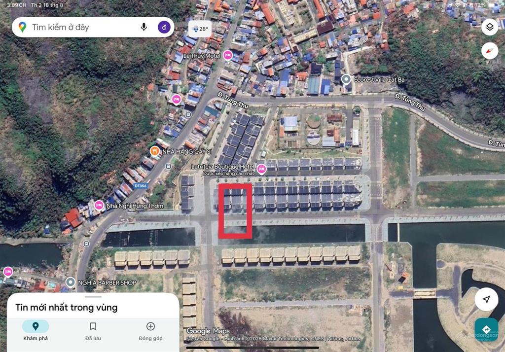 55 triệu/m2 đất có biệt thự 160m2, 500m2 sàn, view hồ dự án amatina cát bà. 0945 892 ***
