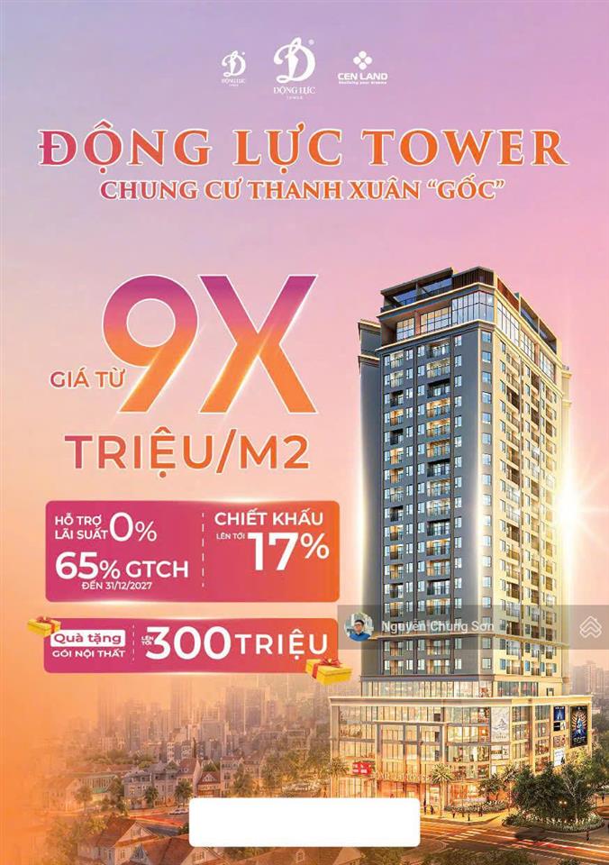 Bán căn hộ 2pn tại động lực tower, 5,872 tỷ, 50m2, nhiều tiện ích hàng hiếm