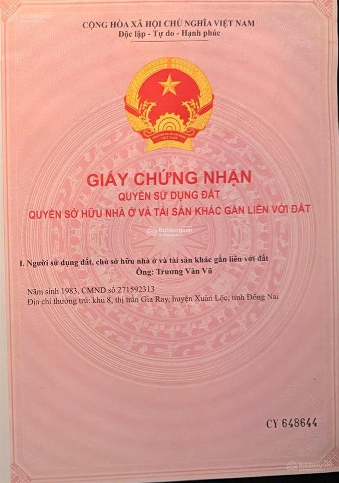 Chỉ 830 triệu sở hữu ngay đất thổ cư view đẹp tại tp. long khánh
