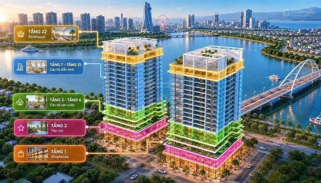 Sun group mở bán 2 tòa căn hộ slight (bùi tá hán) nằm trong khu vvip euro village 2 đà nẵng