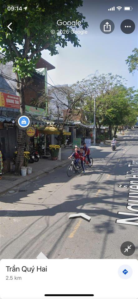 Bán đất mặt tiền đường 7m5 trần quý hai, khu kinh doanh, cẩm lệ, dt 121m2, giá 5 tỷ 8 tl