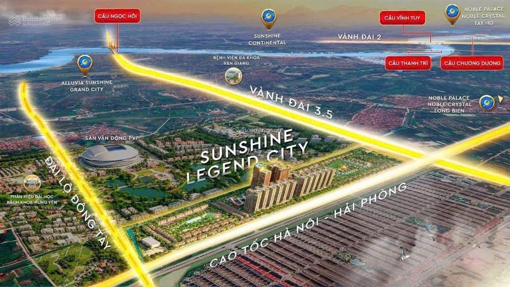 Suất ngoại giao 3pn đẹp tòa l8 sunshine legend city