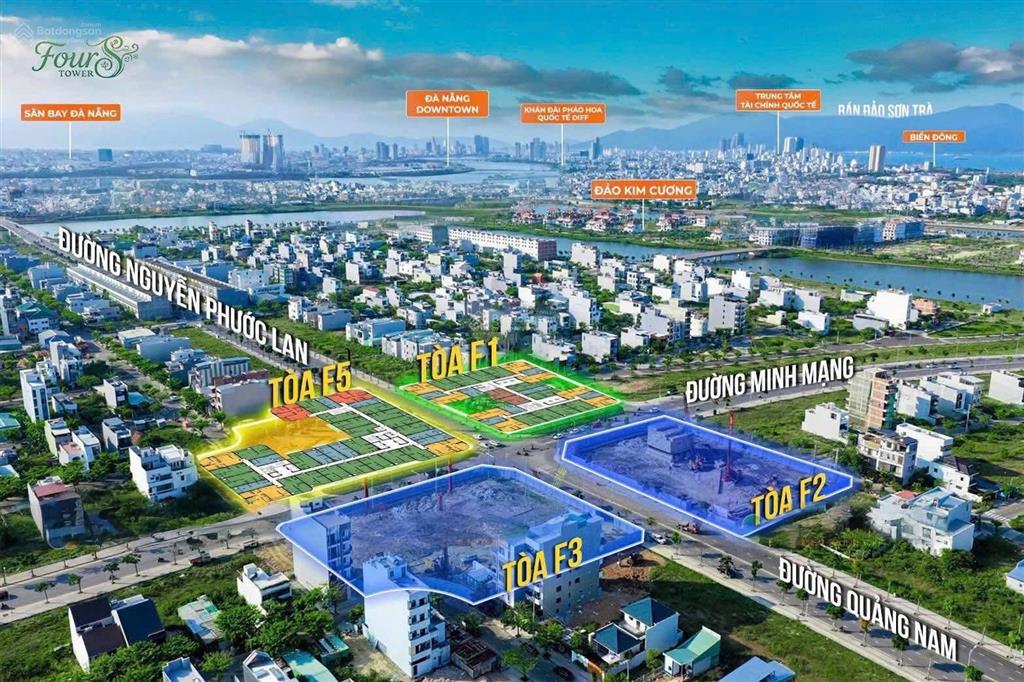 Bán căn hộ cc fours tower, 2,5 tỷ sở hữu căn hộ 2 phòng ngủ view pháo hoa trung tâm thành phố
