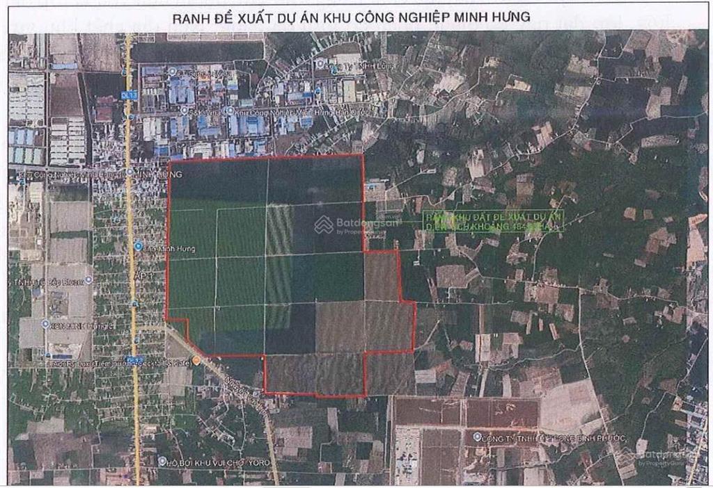 Bán đất kcn chơn thành, dệt nhuộm, xima, hạn 2076 3,134 tr/m2, 0965 313 *** giáp chủ đầu tư