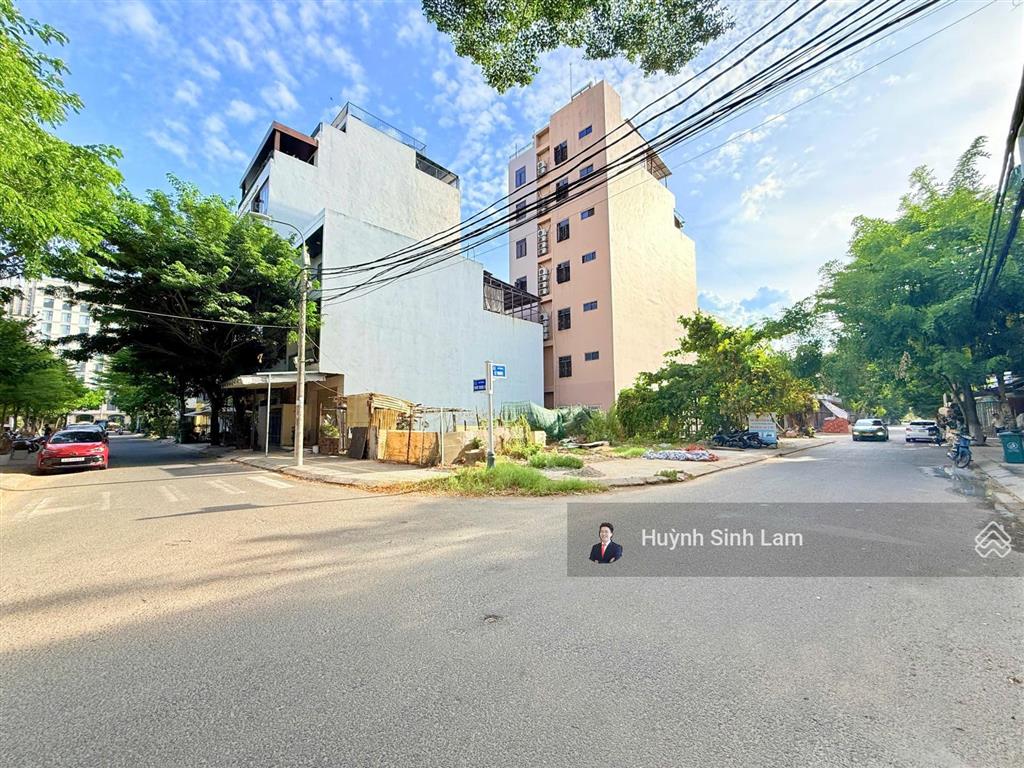 Giảm sâu! góc lê thước và phước trường 15 đối diện công viên hồ nghinh 107m2 ngang 7m kẹp cống