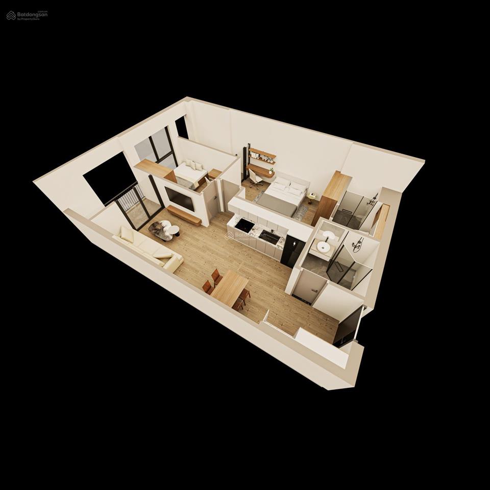 Căn 66m² 2pn+2wc ngay cầu vượt xương giang view quảng trường 3/2 giá tốt