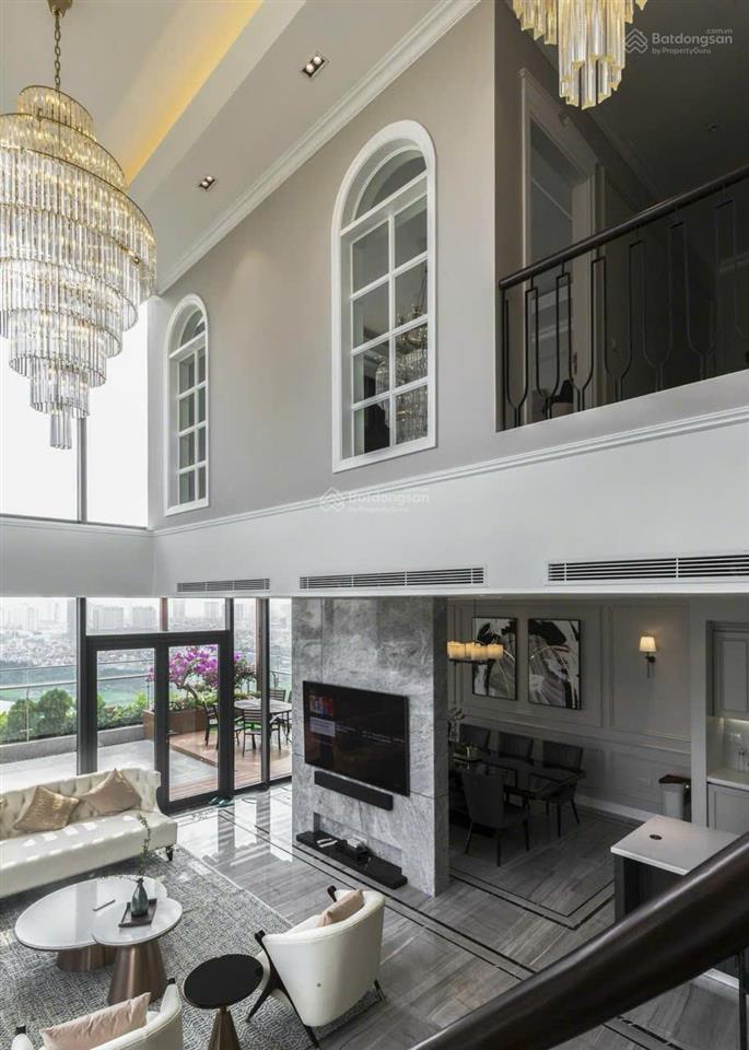 Gia đình mình cần bán căn penthouse duplex 320m2 mỹ đình pearl full nội thất cao cấp, view thẳng hồ