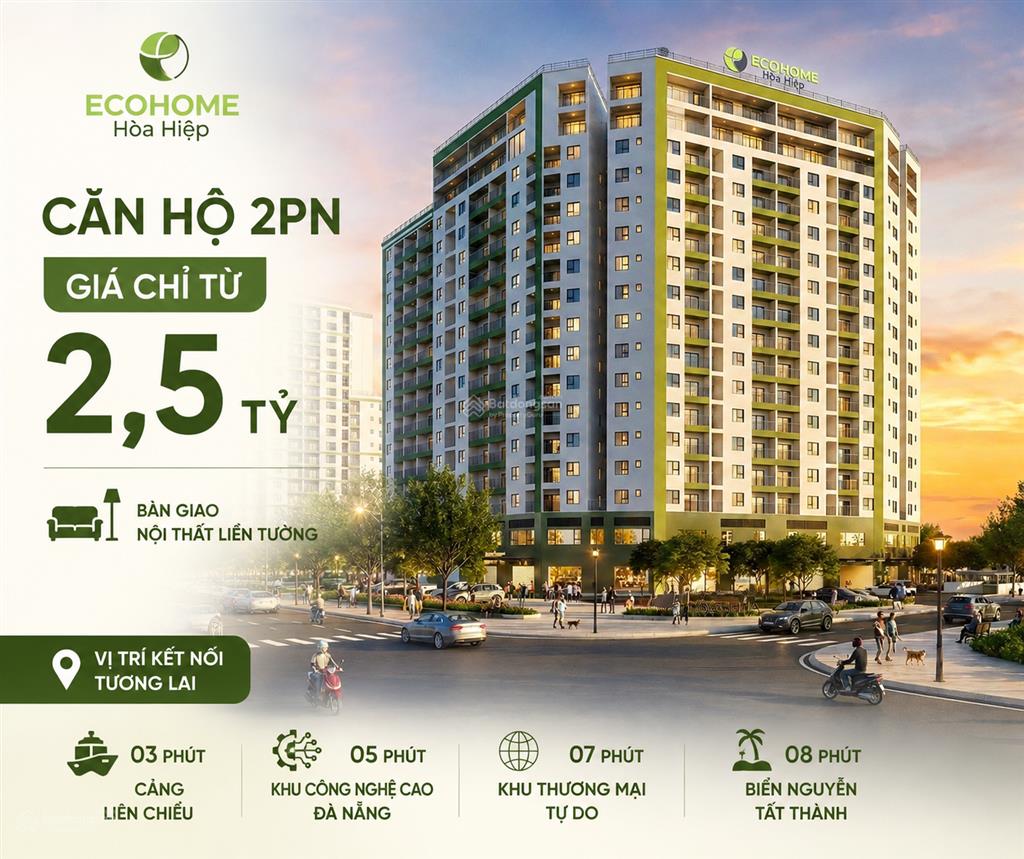 Căn hộ thương mại ecolife giá chỉ từ 2,4 tỷ cho căn 2pn view thoáng ko chắn, bàn giao liền tường