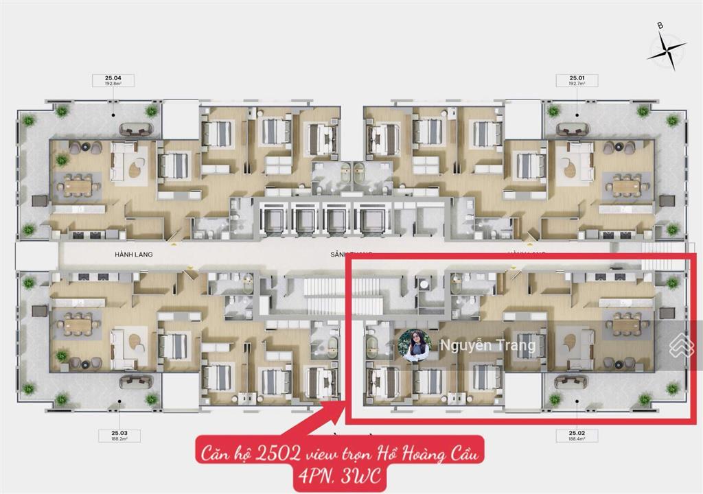 Bán căn hộ 4pn, 3wc tại the nelson private residences, giá cực chất 41,567 tỷ, 208m2