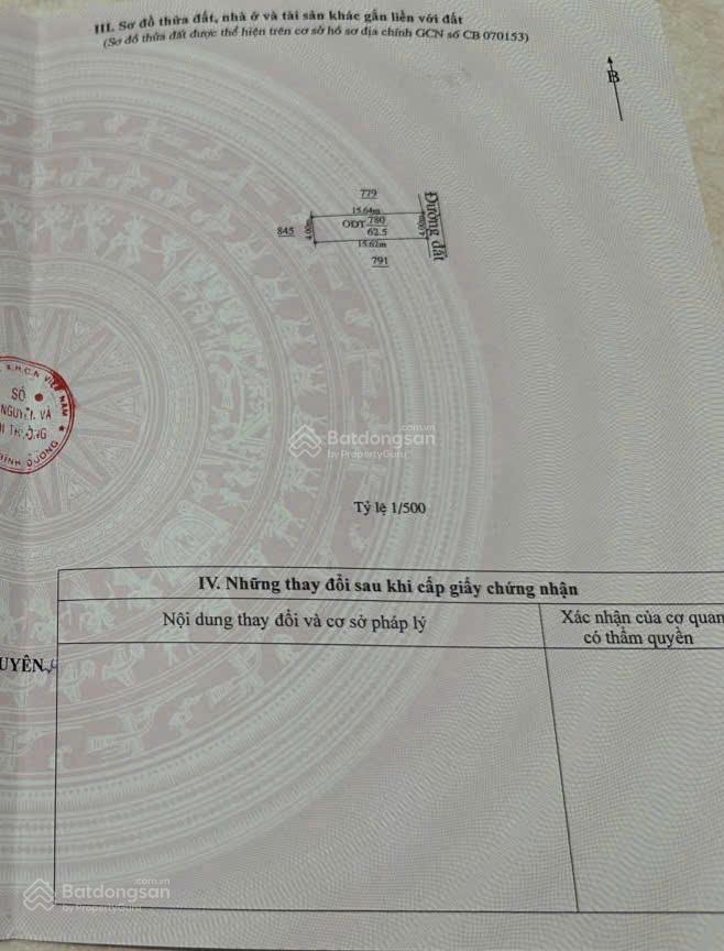 Chính chủ bán lô đất 62m2 full thổ cư, phường tân phước khánh, thành phố tân uyên