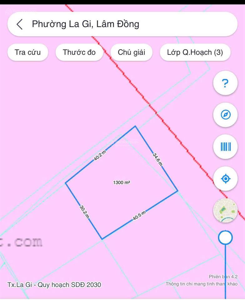 Chỉ 1,3 tỷ sở hữu gần 1.300m2 đất gần biển phường lagi
