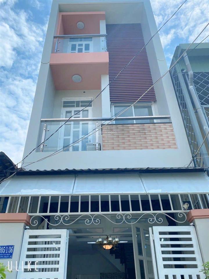 Nhà phố 3 tầng hẻm 1205 huỳnh tấn phát cạnh pmh