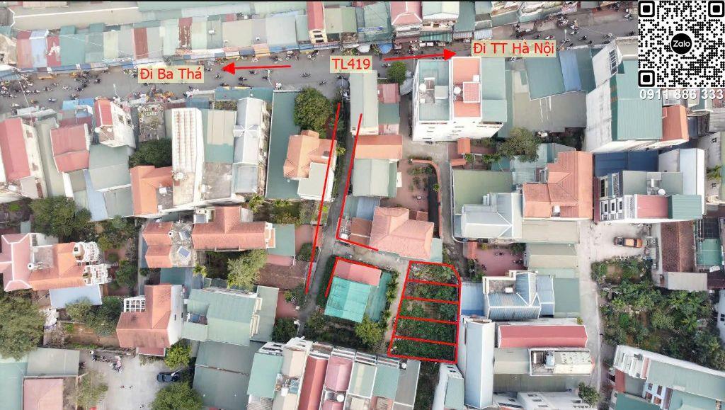 Bán đất Chúc Sơn Chương Mỹ, 37m2 2 mặt ngõ ô tô, giá 2,x tỷ, Chủ cần trã lãi Bank