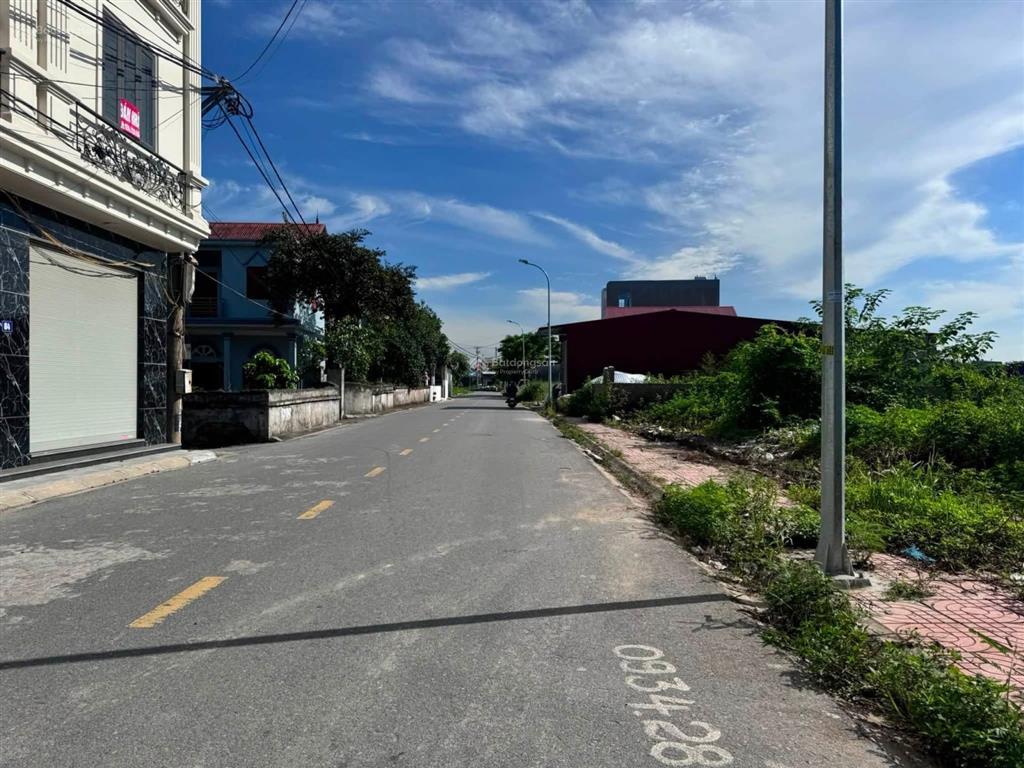 Bán đất tái định cư lê lợi, an dương, mặt tiền 12m phù hợp phân 3 lô giá 20tr