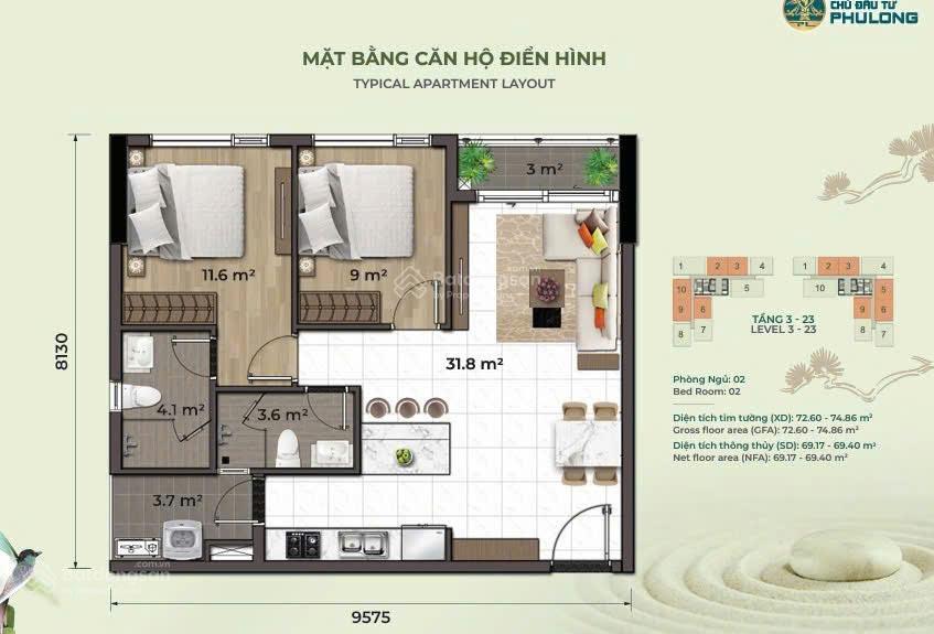 Chuyển nhượng căn hộ essensia sky 2pn giá 5.9 tỷ bao hết, giá thị trường 2027 nhận nhà