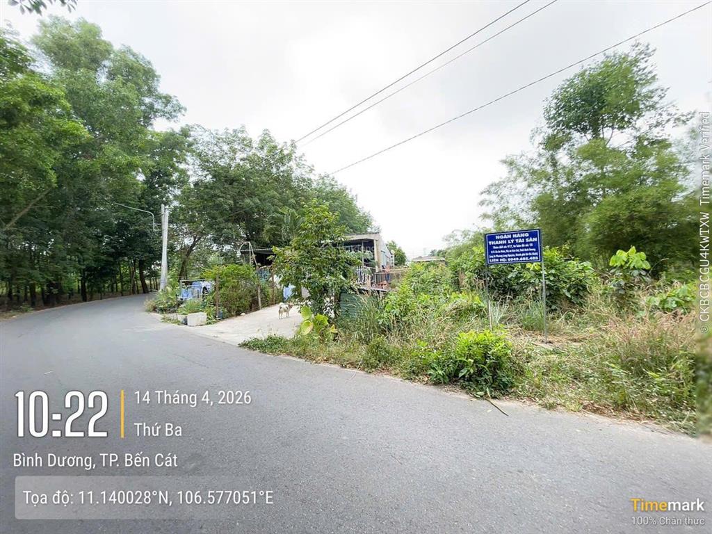3tỷ153 = 738.6m² tức 4.27 tr /m² nhánh đt748 300m2 thổ cư tại xã an điền, bến cát, bình dương