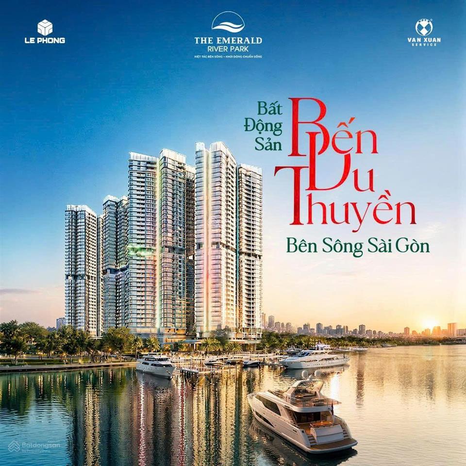 Căn hộ ven sông the emerald river park không gian sống và tích sản gần tp.hcm