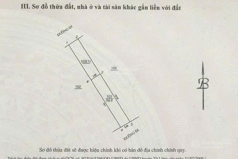 Bán nhà riêng tại 163, đại mỗ, 14 tỷ, 69.6m2. thương lượng giá tốt