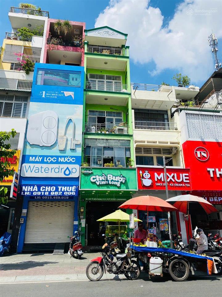 Bán nhà mặt tiền tô hiến thành, quận 10, 4x20m, 5 lầu, vỉa hè 8m, gần big c, giá chỉ 27 tỷ