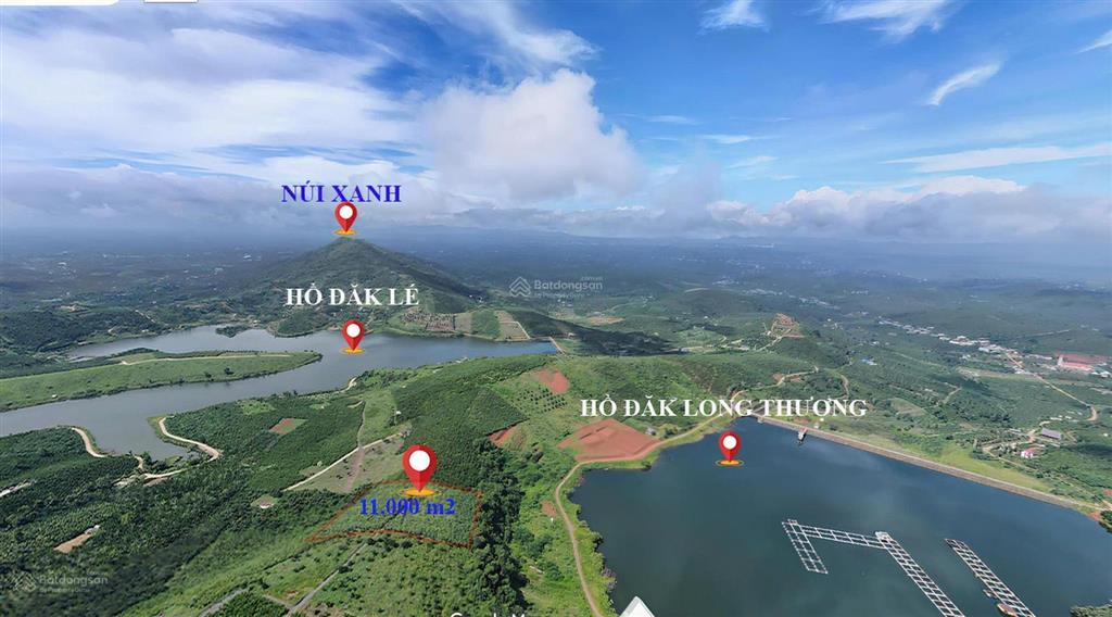 Chính chủ bán 11.000 m2 đất vườn cafe tốt view 2 hồ đắc lé và đắc long thượng lộc ngãi giá rẻ 5,5tỷ