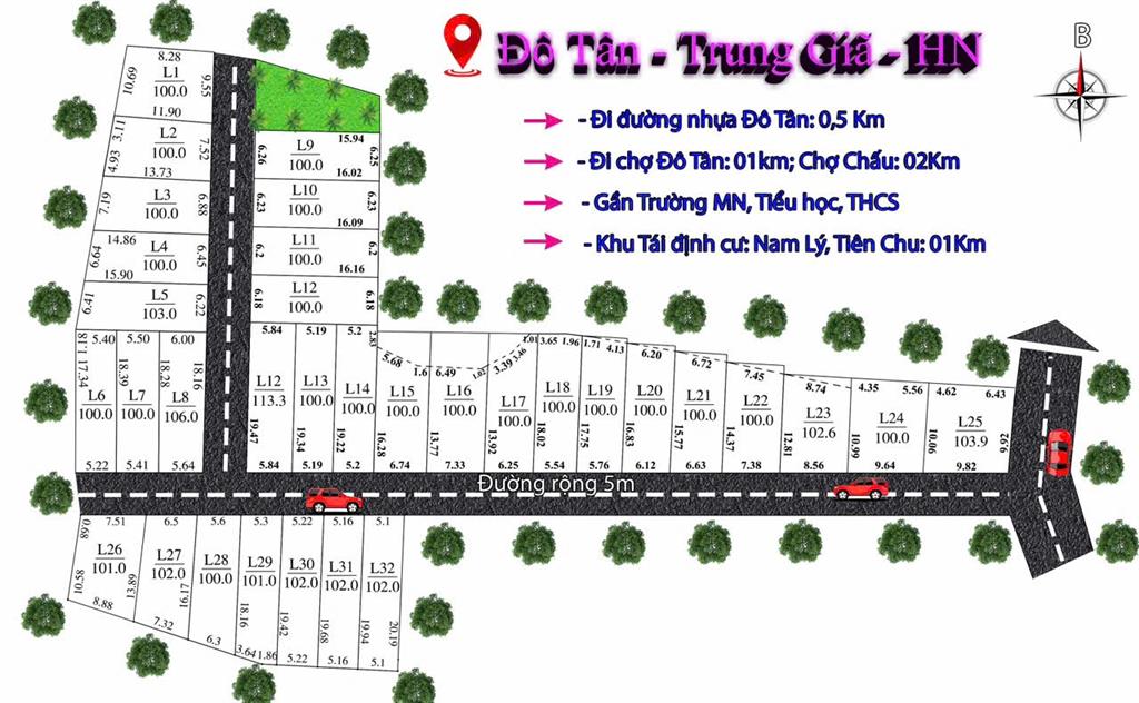 E THỊNH MỞ BÁN NHIÊU LÔ ,GIÁ CHỈ HƠN 700 TR DT 100 M FUN THỔ CƯ , ĐỊA CHỈ TẠI TRUNG GIÃ