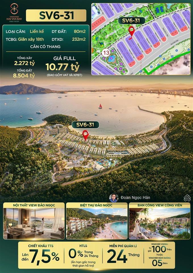 Đảo ngọc trái tim dự án vinhomes hải vân bay, giá trị sống tương lai