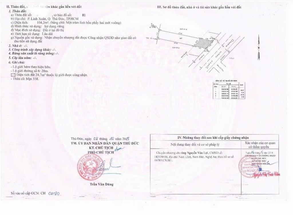 Mặt tiền linh xuân chỉ 8,5 tỷ dt siêu rộng 104m (4.8x24m) gần đại học quốc gia thủ đức