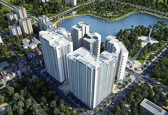 Duplex 267m2. thiết kế 4pn căn góc tầng trung thoáng tại mandarin hoàng minh giám, giá 38,9 tỷ