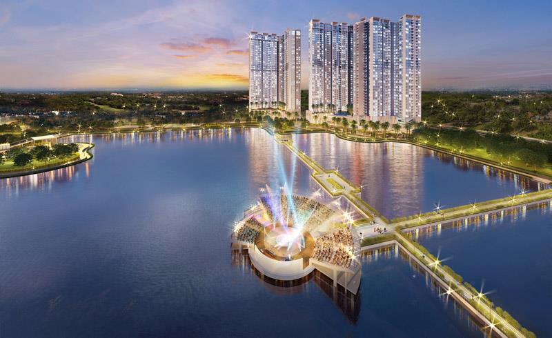 Bán căn hộ view hồ. 100m2, 3pn, full đồ tại vinhomes skylake phạm hùng, giá 12,39 tỷ
