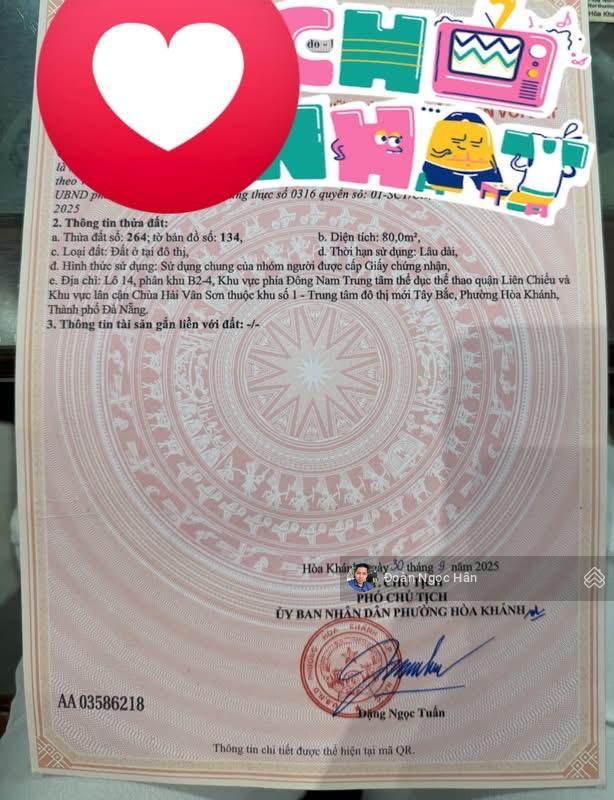 Chưa đến 5ty có ngay lô đất mt sát đhbk và cách biển chỉ 900m
