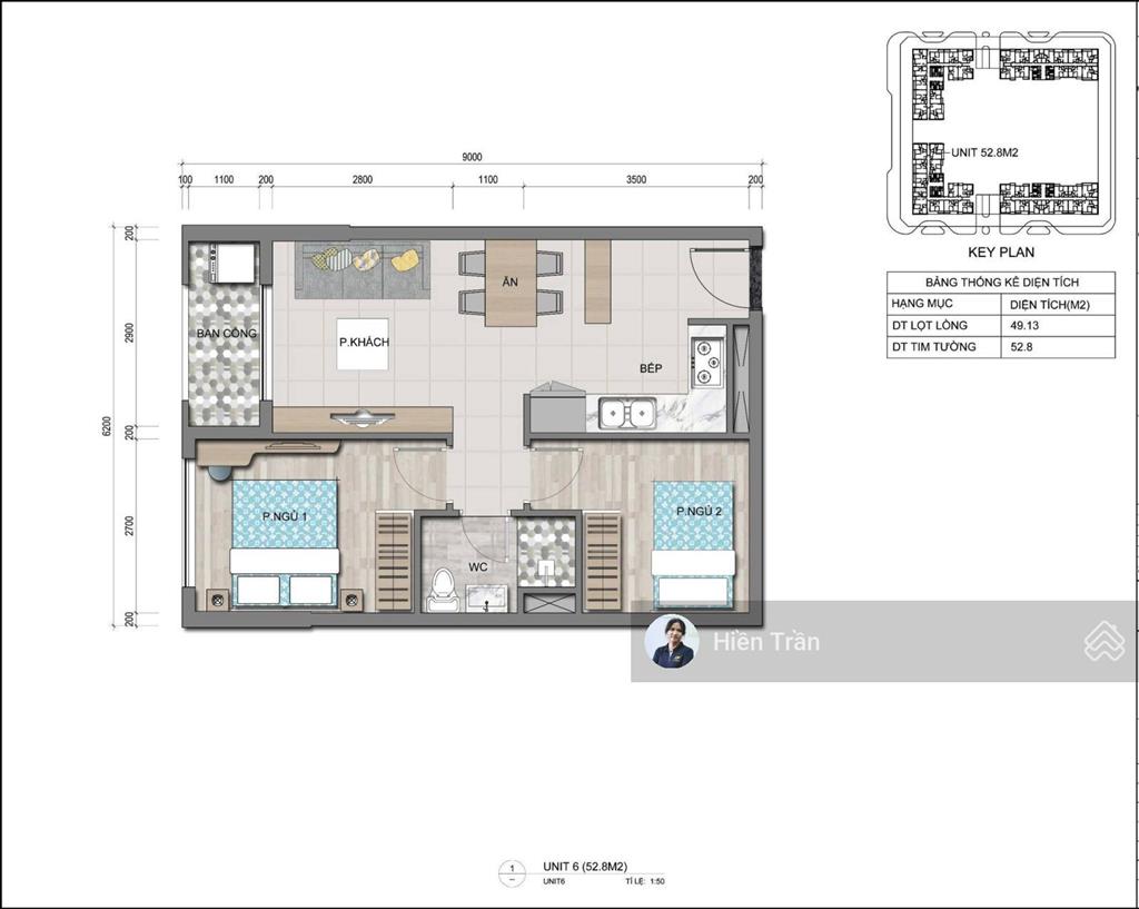 Chủ bán nhanh căn 1pn +1 (49m2 sử dụng) 5,1 tỷ (bao hết, rõ ràng không phát sinh thêm) gọi ngay