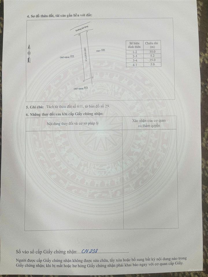 Bán đất 172m² trung tâm xã nguyệt ấn, ngọc lặc đường bê tông 8m ô tô tránh gía 118 triệu