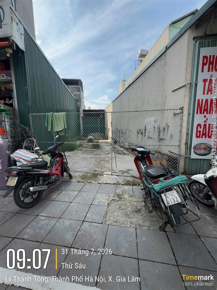 Bán nhanh mảnh đất 68,5m2, lý thánh tông, xã gia lâm (thị trấn trâu quỳ cũ), hà nội