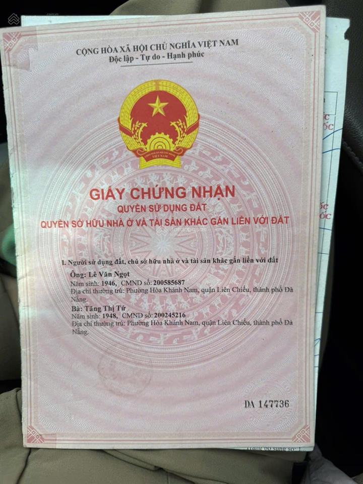 Bán đất mặt tiền đà sơn, gần trường đại học duy tân, thể dục thể thao