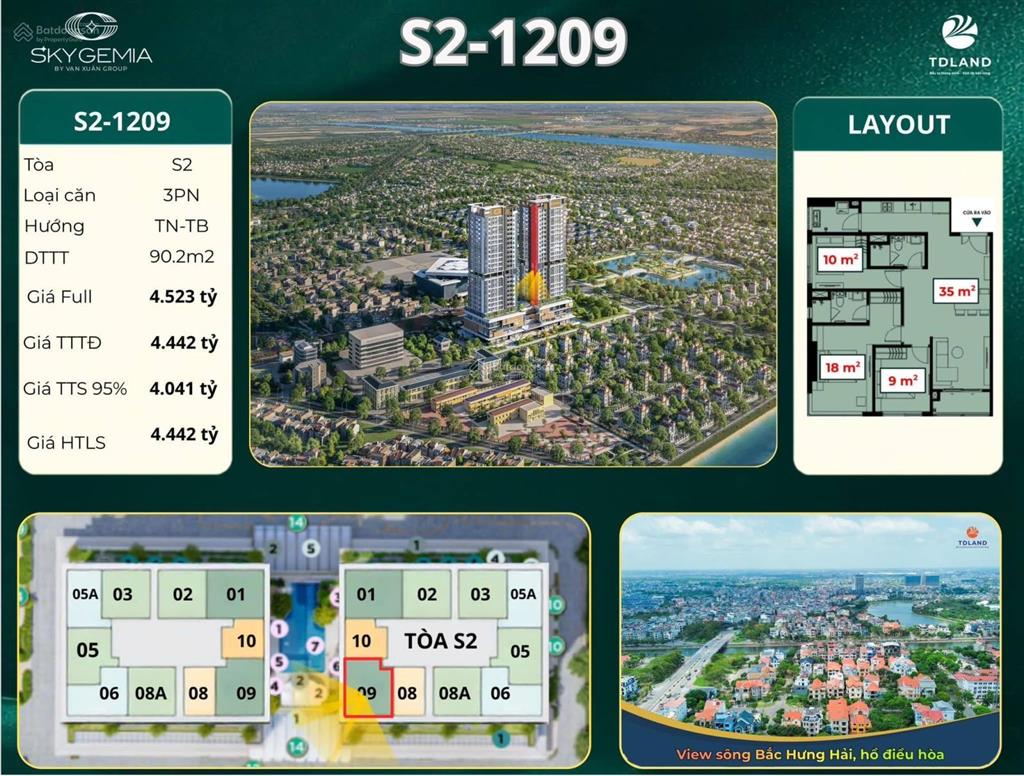 Sở hữu căn hộ 3 pn góc ở sky gemia chỉ với hơn 1 tỷ xíu vốn tự có ban đầu